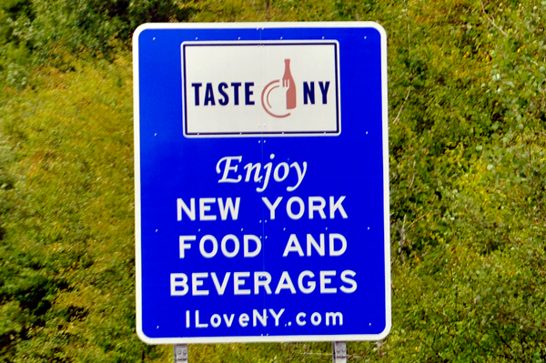 enjoy New York sign